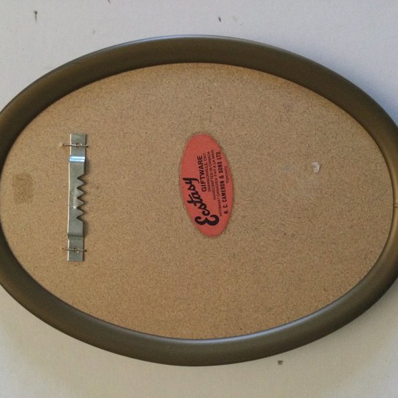 Ecstacy giftware hand crafted in Canada 25th anniversary embroidery oval - Picture 4 of 4